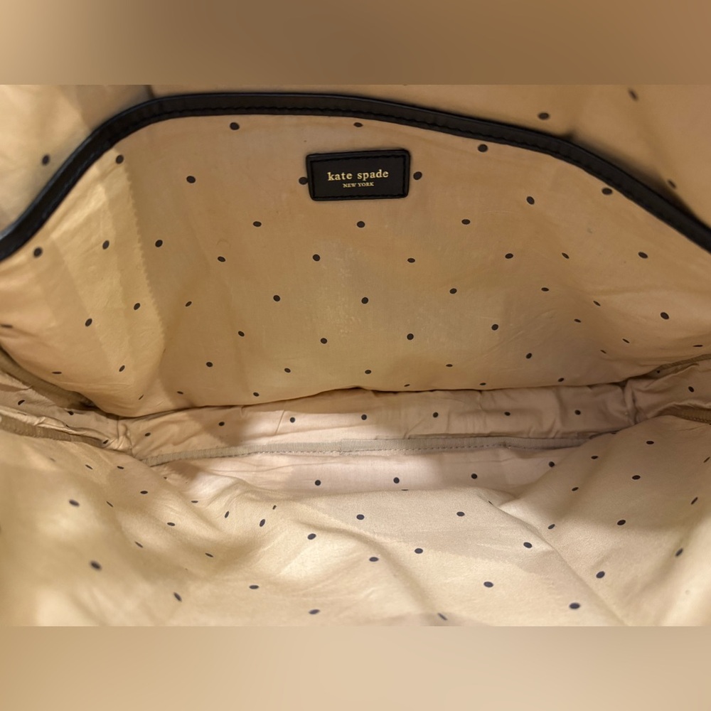 Kate Spade Black and White Polka Dot Laptop Bag - Picture 5 of 7
